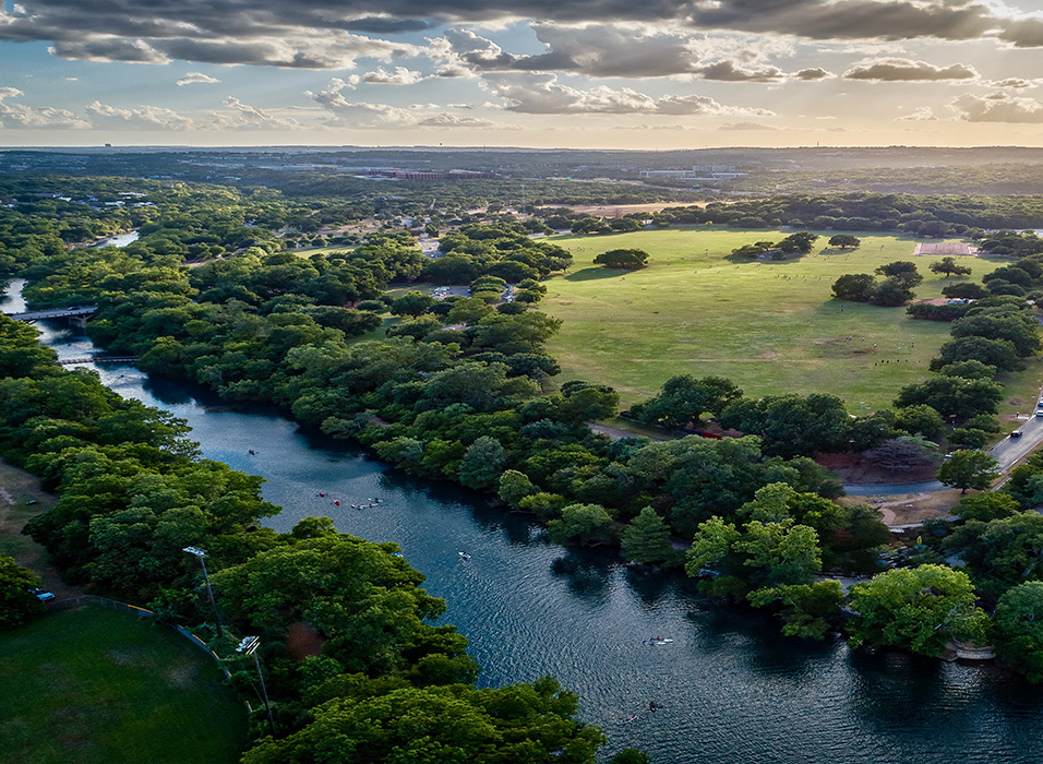 Flyover Picture of Area